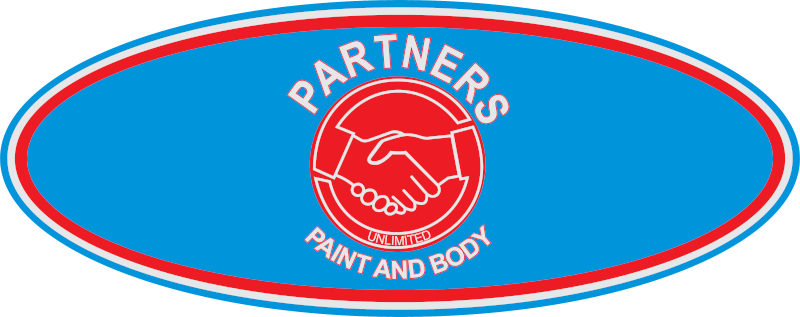 partners paint and body logo